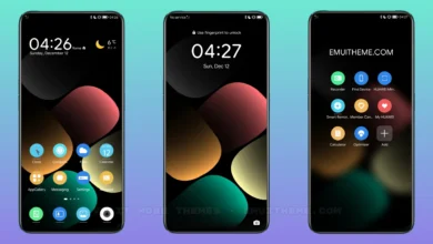 Dark Round EMUI Theme