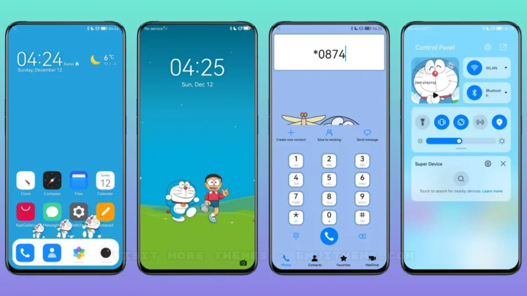 Doraemon v12 EMUI Theme