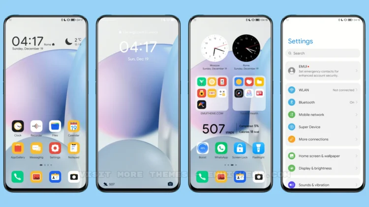 Dream Blue EMUI Theme