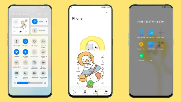 Happy duck EMUI Theme