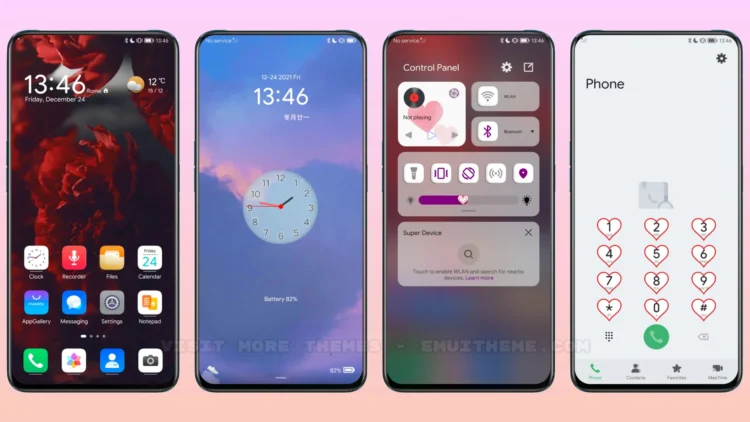 Heart Flower EMUI Theme