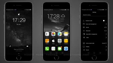 IOS Mix Dark EMUI Theme
