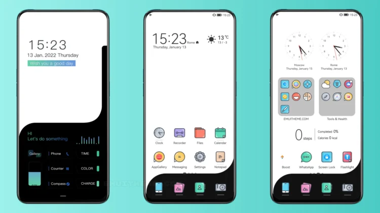 Material Card EMUI Theme