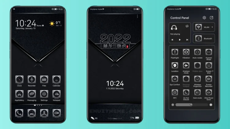Metal 2022 EMUI Theme