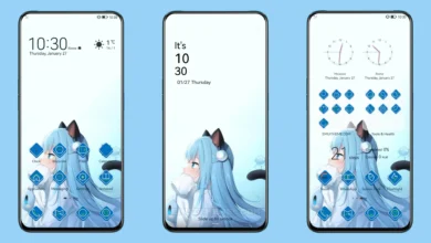 Nekoha Shizuku EMUI Theme