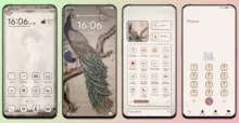 Peacock Rhyme EMUI Theme