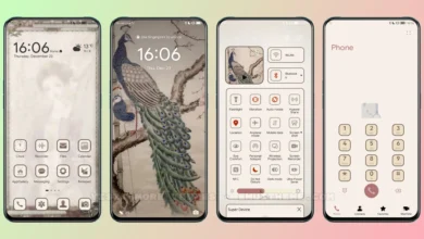 Peacock Rhyme EMUI Theme