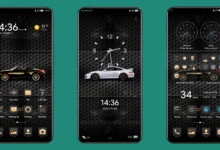 Porsche Black Gold EMUI Theme