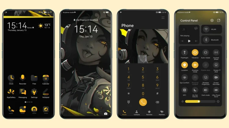 Raze-Valorant dark EMUI Theme