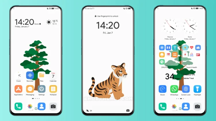 Tiger Forest EMUI Theme