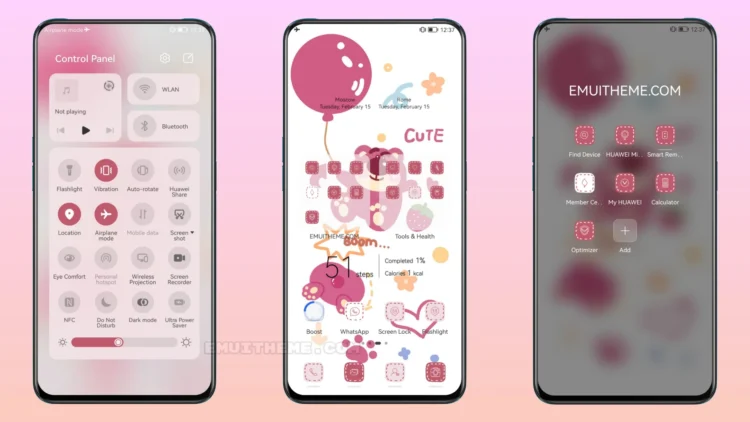 Cute Bear v13 EMUI Theme
