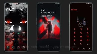 Dark Naruto EMUI Theme