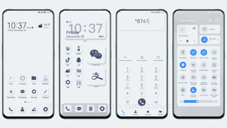 Light Neumorphism EMUI Theme