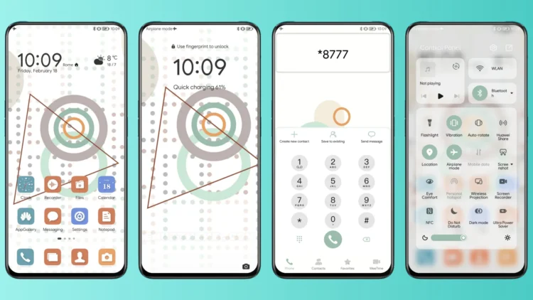 Morandi Geometry EMUI Theme
