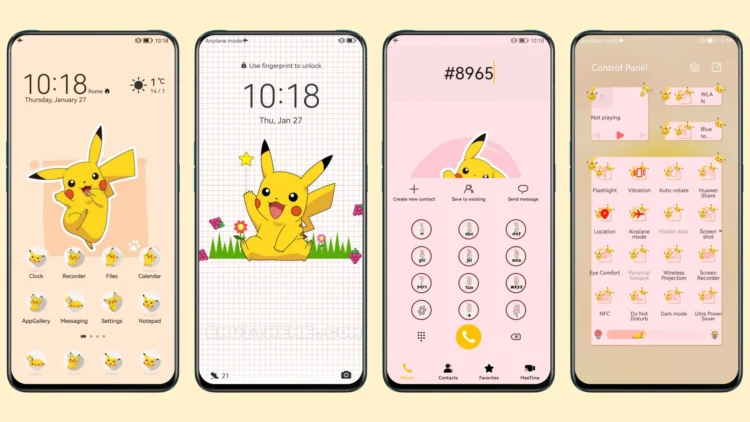 Pikachu EMUI Theme