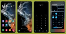 Samsung Galaxy S22 Dark EMUI Theme