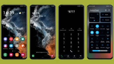 Samsung Galaxy S22 Dark EMUI Theme
