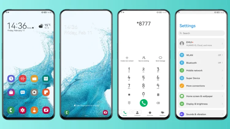 Samsung Galaxy S22 EMUI Theme