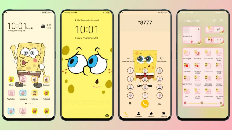 SpongeBob v6 EMUI Theme