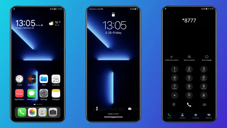 iOS 15.3 Dark EMUI Theme