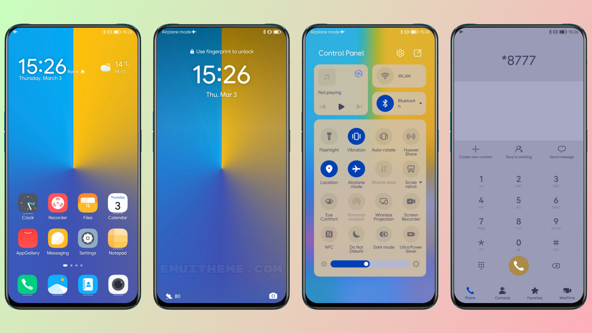 Color Out Theme for Huawei EMUI 12/11/10/9 and MagicUI 5/4/3/2 | Huawei  Theme