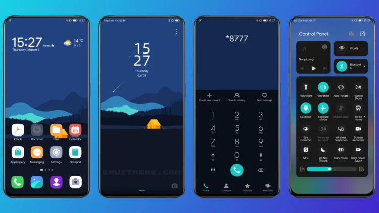 Dark Vibe EMUI Theme