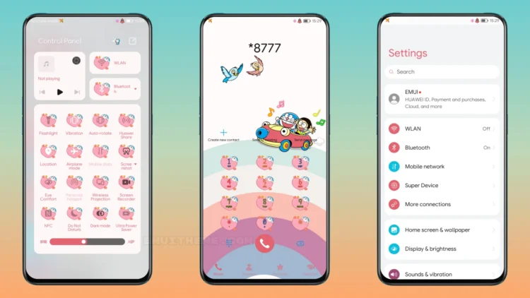 Doraemon v13 EMUI Theme
