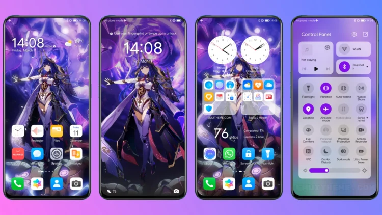 Genshin Impact - Raiden Shogun EMUI Theme