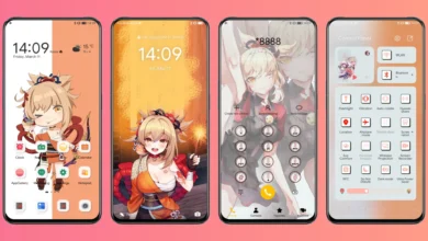 Genshin Impact - Yoimiya EMUI Theme