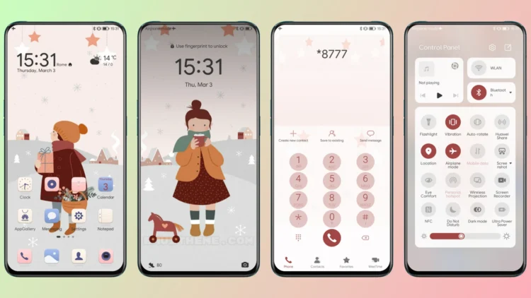 Girl Gift EMUI Theme
