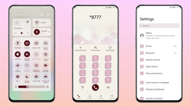 Pink Ancient EMUI Theme