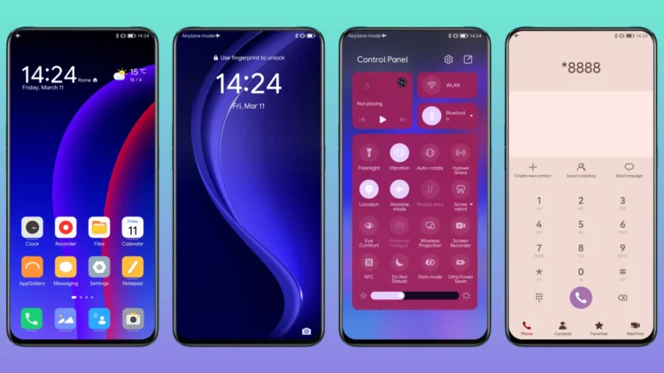 Simple Blue S EMUI Theme