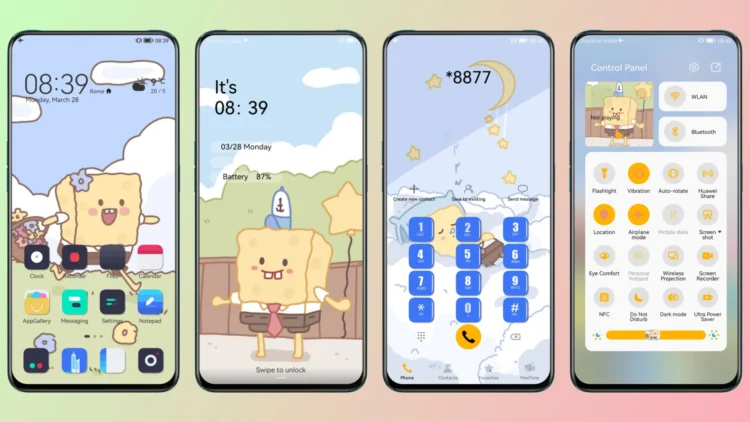 SpongeBob v7 EMUI Theme