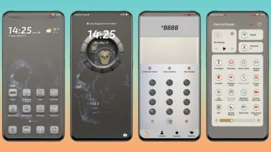 White f EMUI Theme