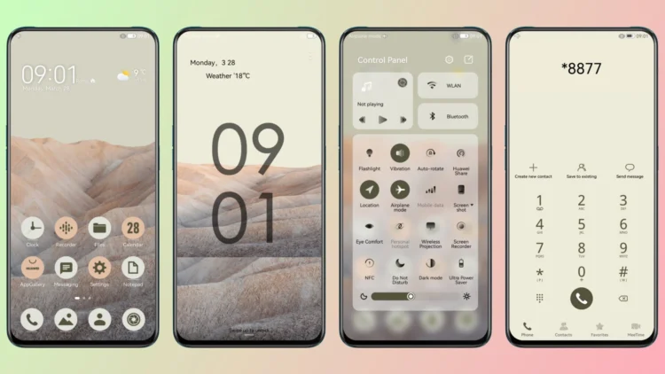 Android 12 V4 EMUI Theme