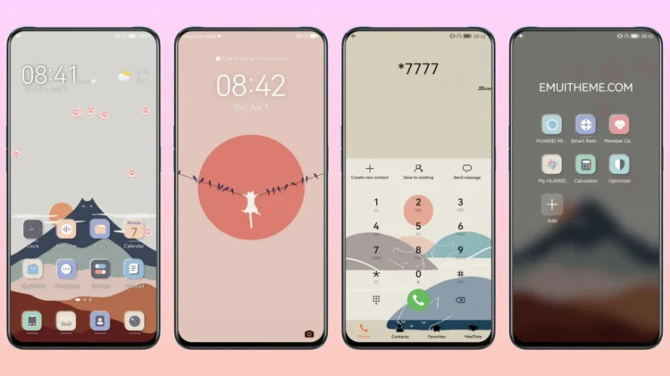 Cute Cat v4 EMUI Theme