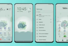 Cute Whale EMUI Theme