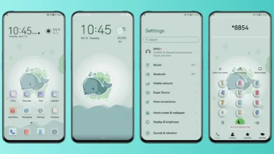 Cute Whale EMUI Theme