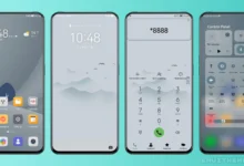 Cyan Peak Mountain EMUI Theme