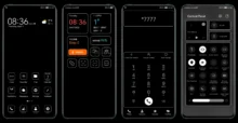 Minimalist Black EMUI Theme