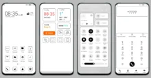 Minimalist White EMUI Theme