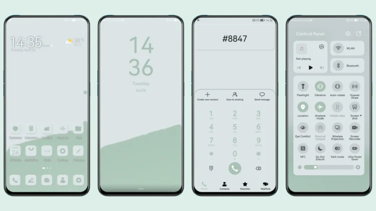 Morandi Green GT EMUI Theme