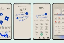 Morandi blue EMUI Theme
