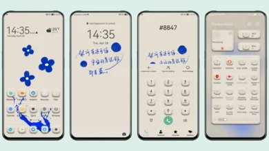 Morandi blue EMUI Theme