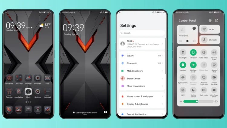 Nubia UI 8.0 Whirlwind Future EMUI Theme