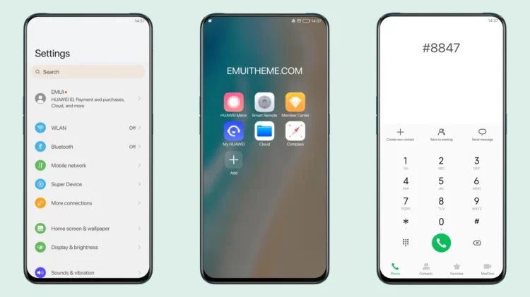 OriginOS Ocean EMUI Theme