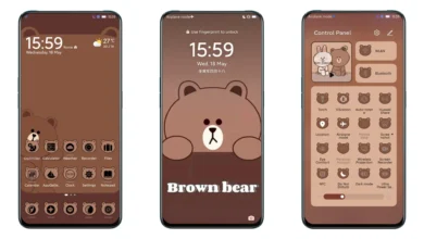 Brown bear EMUI Theme