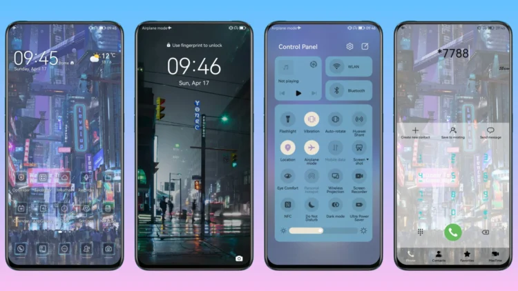 Cyberpunk Style EMUI Theme