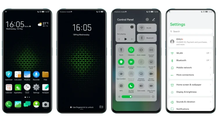 JOY UI 11 Black Shark Speed Trajectory EMUI Theme