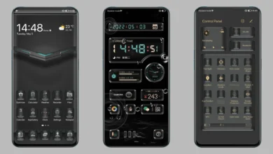 Leather Metal EMUI Theme